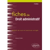 Image de Fiches de droit administratif - rappels de cours et exercices corrigés (4e édition) Guillaume Protière