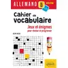 Image de Allemand - Cahier de vocabulaire - Jeux et énigmes pour réviser et pour progresser (A1-A2) (cycle 4) Hélène Raesch