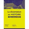 Image de La dissertation en histoire - prepa licence capes Brice Rabot, Claire Le Bras