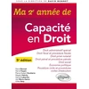 Image de Ma deuxième année de Capacité en Droit. Droit administratif spécial - Droit fiscal et procédure fiscal - Droit pénal et procédure pénale - Droit privé notarial - Droit social - Procédure civile et procédures civiles d'exécution - Économie politique Asli Marin-Galvin, Hervé Faupin, David Bonnet
