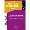 Image de Tout sur l'expression orale : plus de 40 fiches d'exercices corrigés et commentés pour réussir sa prise de parole en public Jean Lambert