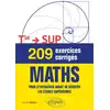 Image de 209 exercices corrigés de maths : terminale > sup - pour s'entraîner avant de débuter les etudes supérieures Vincent Obaton