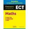 Image de Maths : ECT - annales corrigées et commentées - concours 2019/2020/2021/2022 Laurent Bretonnière