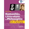 Image de Spécialité humanités, littérature et philosophie en fiches : terminale Véronique Beaume-Dumaillet, Gaëlle Wienhold