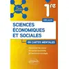 Image de Spécialité sciences économiques et sociales : première - 92 cartes mentales et 26 exercices corrigés Véronique Jegou-Mellinger