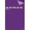Image de Une voie pour une voix Rémi Madar