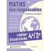 Image de Maths éco-responsables - 4e, 3e - un cahier d'exercices à thématique écologique (édition 2023) Karine Vernier