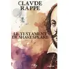 Image de Le Testament de Shakespeare Claude Rappé