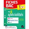 Image de Fiches bac - Mes 3 spécialités 1re générale : Maths, Physique-chimie, SVT Collectif