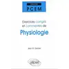 Image de Exercices corrigés et commentés de physiologie Jean Gontier