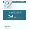Image de Vocabulaire de Quine (Le) Jean Rossi