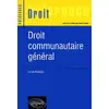 Image de Droit communautaire général Armel Pécheul