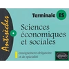 Image de Sciences économiques et sociales, Enseignement obligatoire et de spécialité - Terminale ES Jean-Paul Lebel