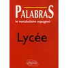 Image de Palabras - Le vocabulaire espagnol - Lycée Jacques Caro