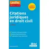 Image de Citations juridiques en droit civil