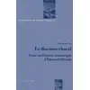 Image de Le discours choral : Essai sur l'oeuvre romanesque d'Édouard Glissant Christian Uwe