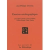 Image de Exercices autobiographiques Jean-Philippe Domecq