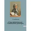 Image de Cinq mémoires sur l'instruction publique Collectif