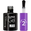 Image de Rimmel - Top Coat Super Gel - Manucure en 2 Étapes - Longue Tenue - 001 Top Coat - 12ml