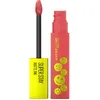 Image de Maybelline New-York - Rouge à Lèvres Mat Liquide - Tenue Jusqu’à 16H - Sans Transfert - Haute Résistance - SuperStay Matte Ink MOODMAKERS - Parfum Agrumes - Teinte : De-Stressor (435), 5 ml