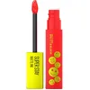 Image de Maybelline New York - Rouge à Lèvres Mat Liquide - Tenue Jusqu’à 16H - Sans Transfert - Haute Résistance - SuperStay Matte Ink MOODMAKERS - Parfum Agrumes - Teinte : Energizer (445), 5 ml