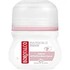 Image de Borotalco, Déodorant roll-on Invisible Rose Formule sans alcool avec effet barrière talc capture et non transmissible, 48 heures d'efficacité, parfum poudre - 1 flacon de 50 ml