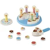 Image de Melissa & Doug Gâteau D’Anniversaire En Bois, Aliments en bois, Jeu d'imitación, Jouet créatif, Accesoires cuisine pour enfants, Montessori, Cadeau pour garçons et filles de 3 4 5 6 7 ans