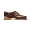 Image de Timberland pour homme. TB0300032141 Nautical Authentics 3 Eye Classic Lug marron (46), Cuir, Plat, Lacets, Casuel