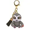 Image de TY - Mini Boo's Dangler The Sloth (9cm) Keyring - 1 Paire