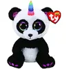 Image de Ty - Beanie Boo's - Peluche Paris le Panda, TY36478, Multicolore, 30 cm