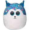 Image de Ty - Squish a Boos - Coussin Peluche Enfant Helena le husky 40 cm, TY39197