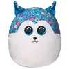 Image de Ty - Squish a Boos - Coussin Peluche Enfant Helena le husky 20cm, TY39297