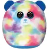 Image de Ty - Squish a Boos - Coussin Peluche Enfant Hope l'ours 20cm, TY39298