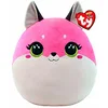 Image de Ty Squish a boos-Coussin Roxie Le Renard 40cm, Rose, TY39323, 40 cm De 3 Ans à 99 Ans