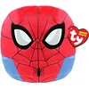 Image de TY - Marvel Squish a boos - Coussin Spiderman 35 cm - TY39352 - Rouge, Bleu - Dès 3 Ans