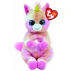 Image de TY - Beanie Babies - Peluche Skylar la Licorne 15 cm, Rose, TY40547