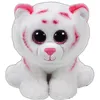 Image de Ty - TY42186 - Beanie Babies - Peluche Tabor le Tigre 15 cm, Blanc/Rose