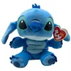 Image de TY Beanie Baby Stitch   (Corps Souple)   15,2 cm, Bleu