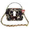 Image de Ty - Sac à Bandoulière Peluche à Sequins - Brutus le Chien, TY95134, Marron