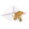 Image de Generique - Amscan 8 Cartons d'invitations avec enveloppes Grands Dinosaures