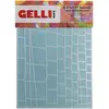 Image de Gelli Arts Échelle Pochoir, matière synthétique, Blanc, 22.7 x 15.2 x 0.1 cm
