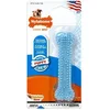 Image de NYLABONE, Os à mâcher pour chiots et jouets dentaires pour chiots dentaires - Os à mâcher - Pour chiots extra petits jusqu'à 7 kg - Pour chiens à mâcher et à dents - Saveur de poulet - Bleu