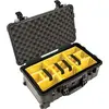 Image de PELI 1510 valise de protection à roulettes pour la photo et la vidéo, étanche IP67, capacité 27L, fabriquée en Allemagne, avec séparateur rembourré, couleur: noire