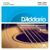 Image de D'Addario EJ38 Phosphor Bronze 12-String Light 10/47