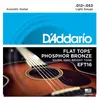 Image de D'Addario EFT16 Flat Tops Light 12/53