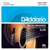 Image de D'Addario EJ36 80/20 Bronze 12-String Light 10/47