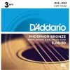 Image de EJ16 Pack de 3 Phosphor Bronze Light 12-53