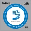 Image de D'Addario PL024 Corde seule en acier pur pour guitare Calibre .024