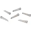 Image de D'Addario PWPS13 Titanium Bridge Pin Set chevilles de chevalet (lot de 6)