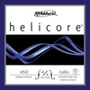 Image de D'Addario H512 4/4M - Helicore Corde Ré Cello 4/4 Medium Filé Titane
